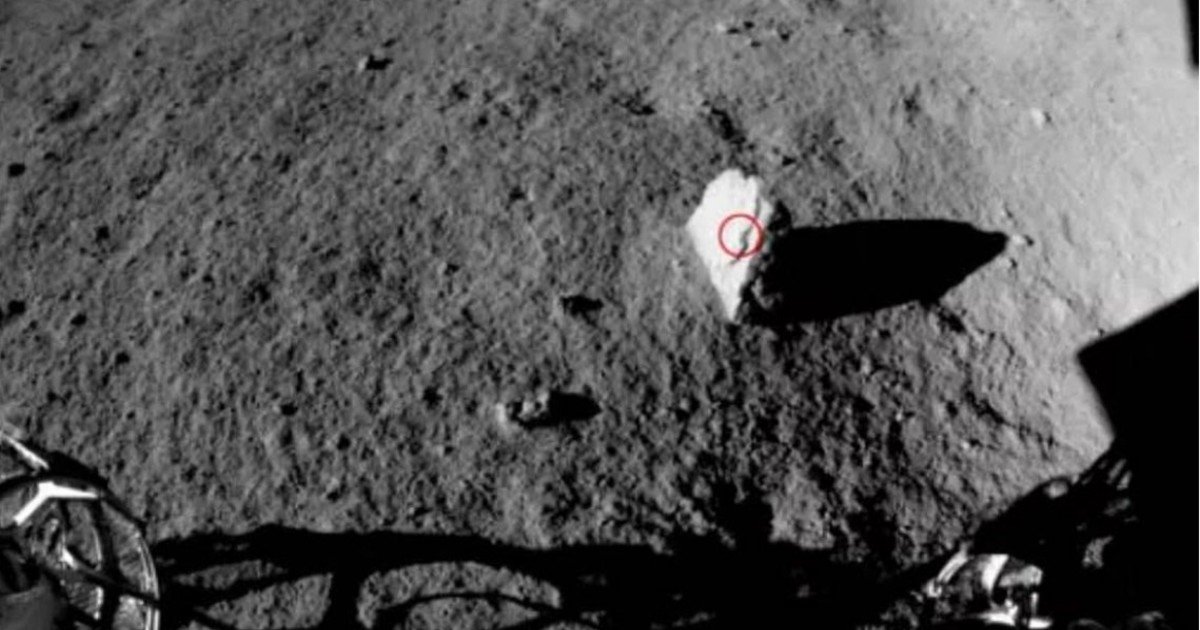 El róver chino descubrió una extraña roca en el lado oculto de la Luna – VIDEO