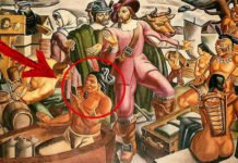 Pintura con teléfono inteligente de 1937